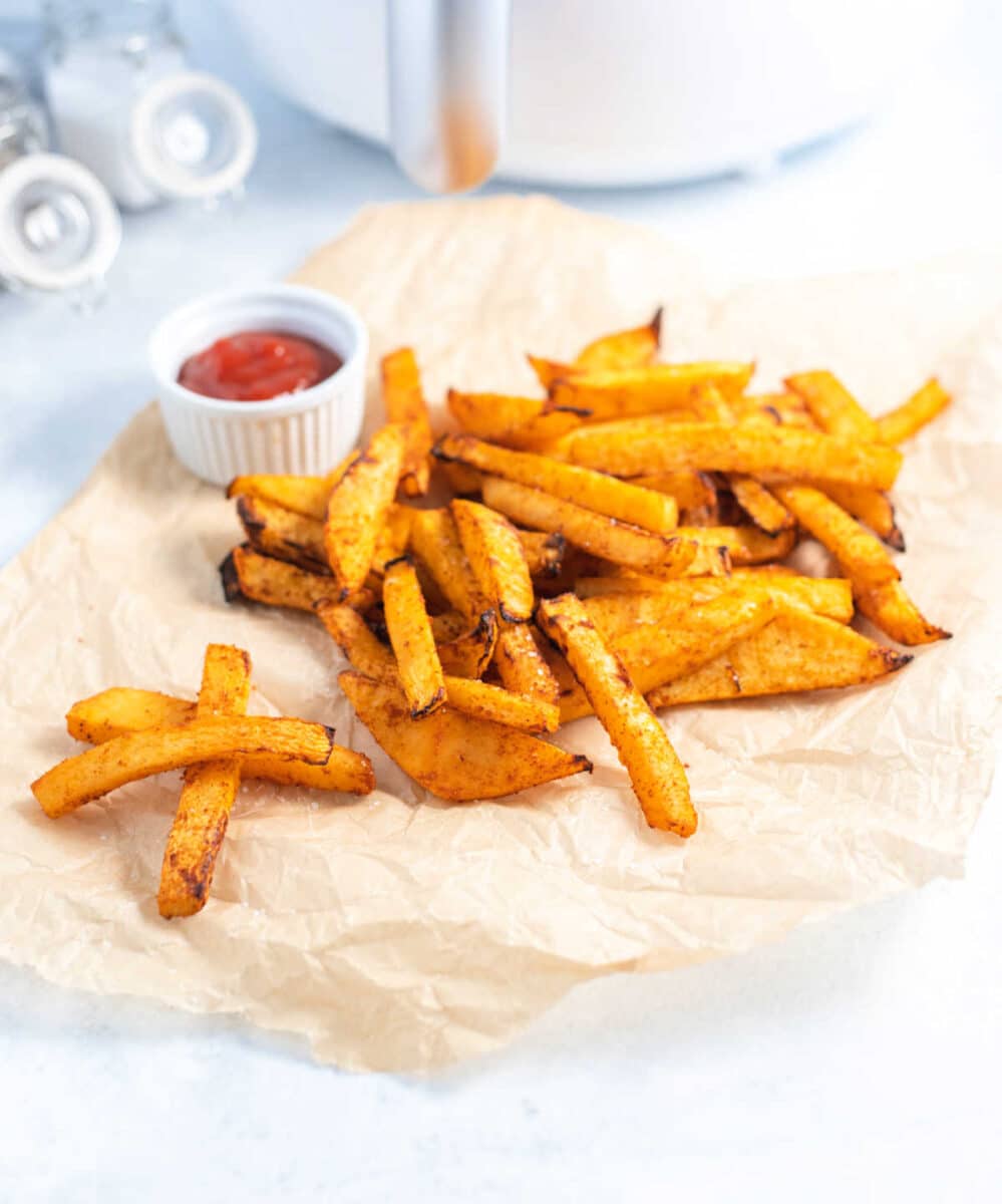 Crispy Air Fryer Turnip Fries - Ninja Foodi Turnip Fries