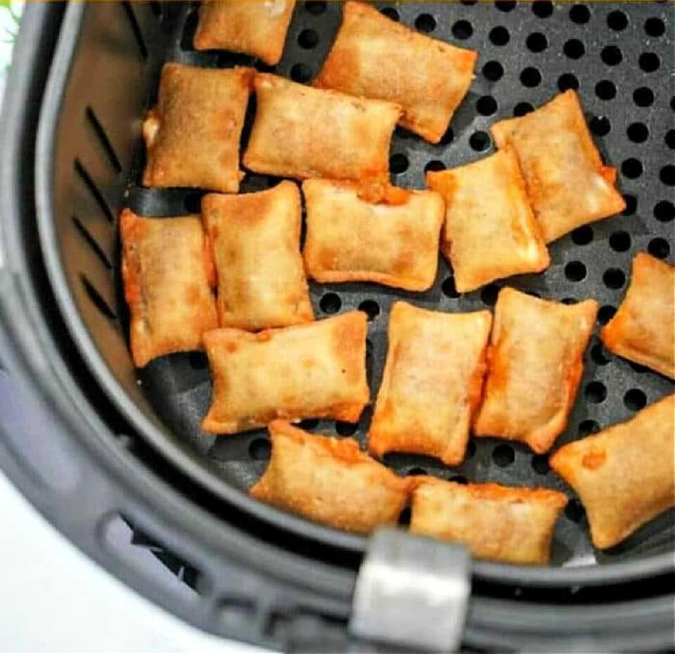 Frozen Pizza Rolls in the Air Fryer Ninja Foodi Frozen Pizza Rolls