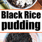 best black rice pudding