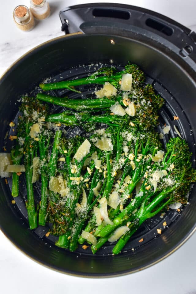 Parmesan Air Fryer Broccolini Ninja Foodi Broccolini Recipe