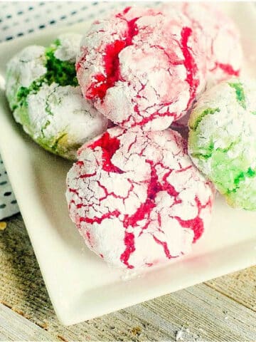 cake mix crinkle cookies