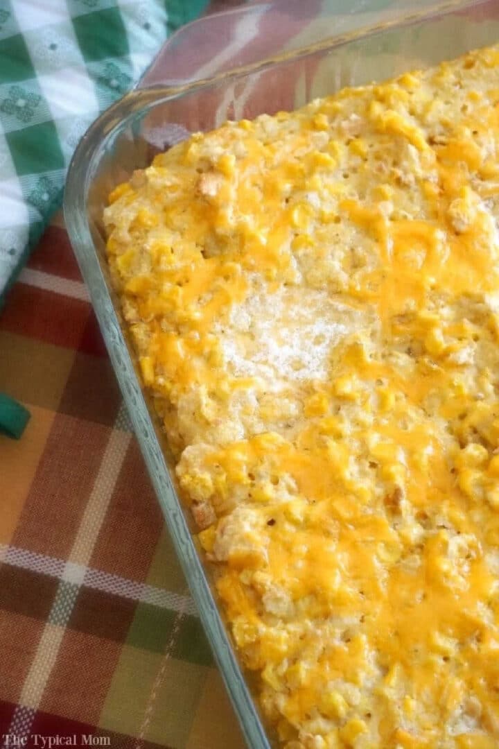 Easy Jiffy Cream Corn Casserole with Cheese Jiffy Corn Souffle