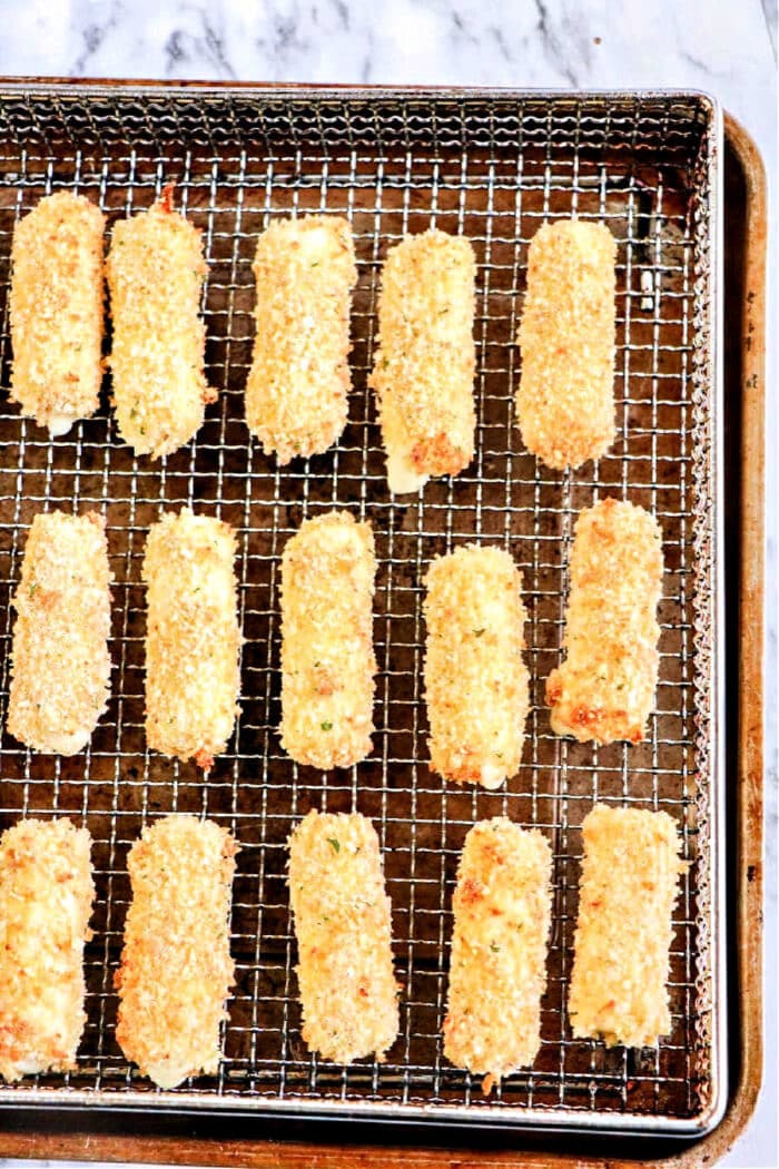 homemade mozzarella sticks