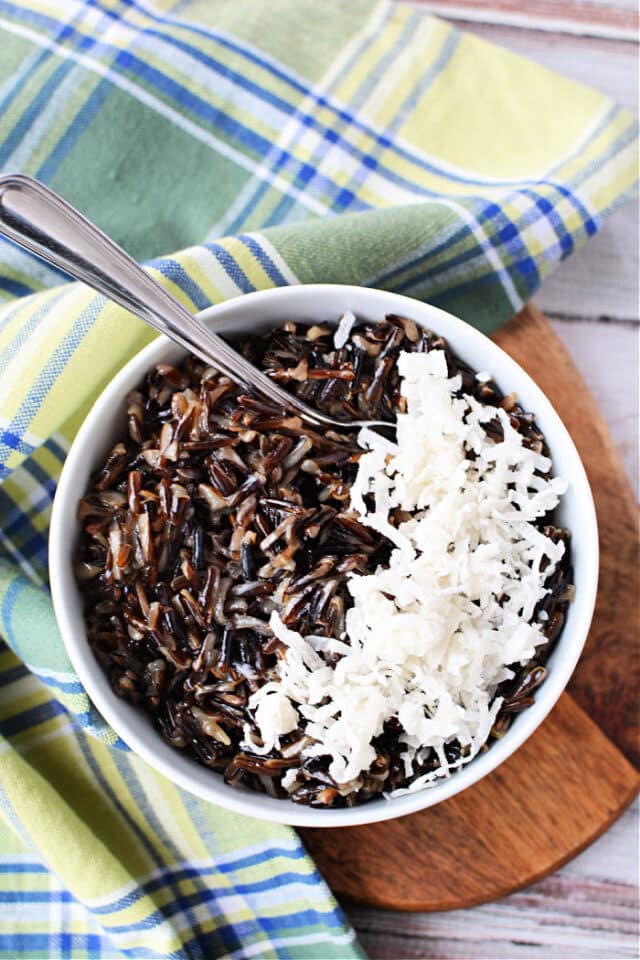 Easy Black Rice Pudding with Coconut Milk Recipe