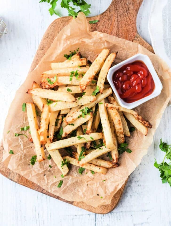 Air Fryer Jicama Fries - Ninja Foodi Jicama Fries - WW 0 Points