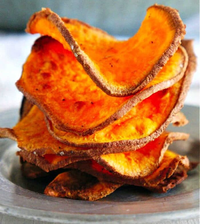 Air-Fryer Sweet Potato Chips