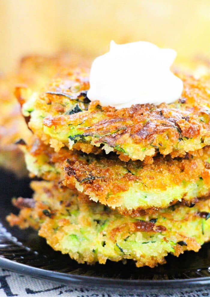 Air Fryer Zucchini Corn Fritters