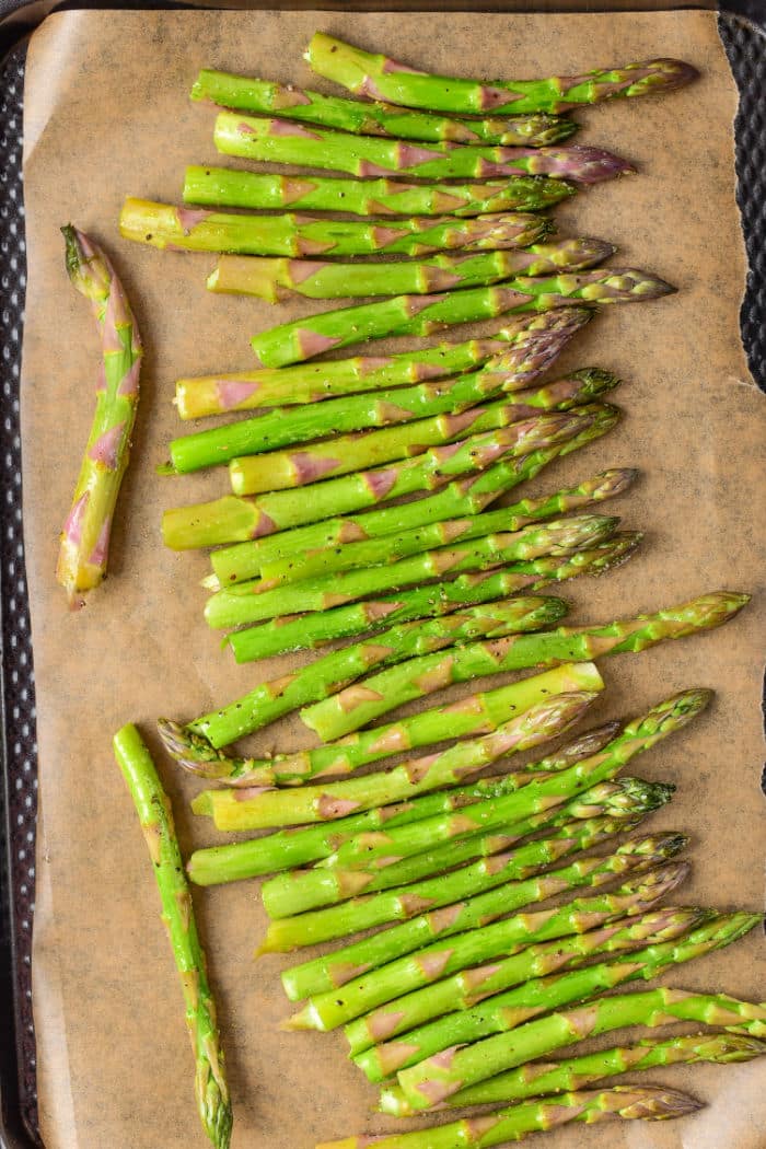 Baked Asparagus with Cheese