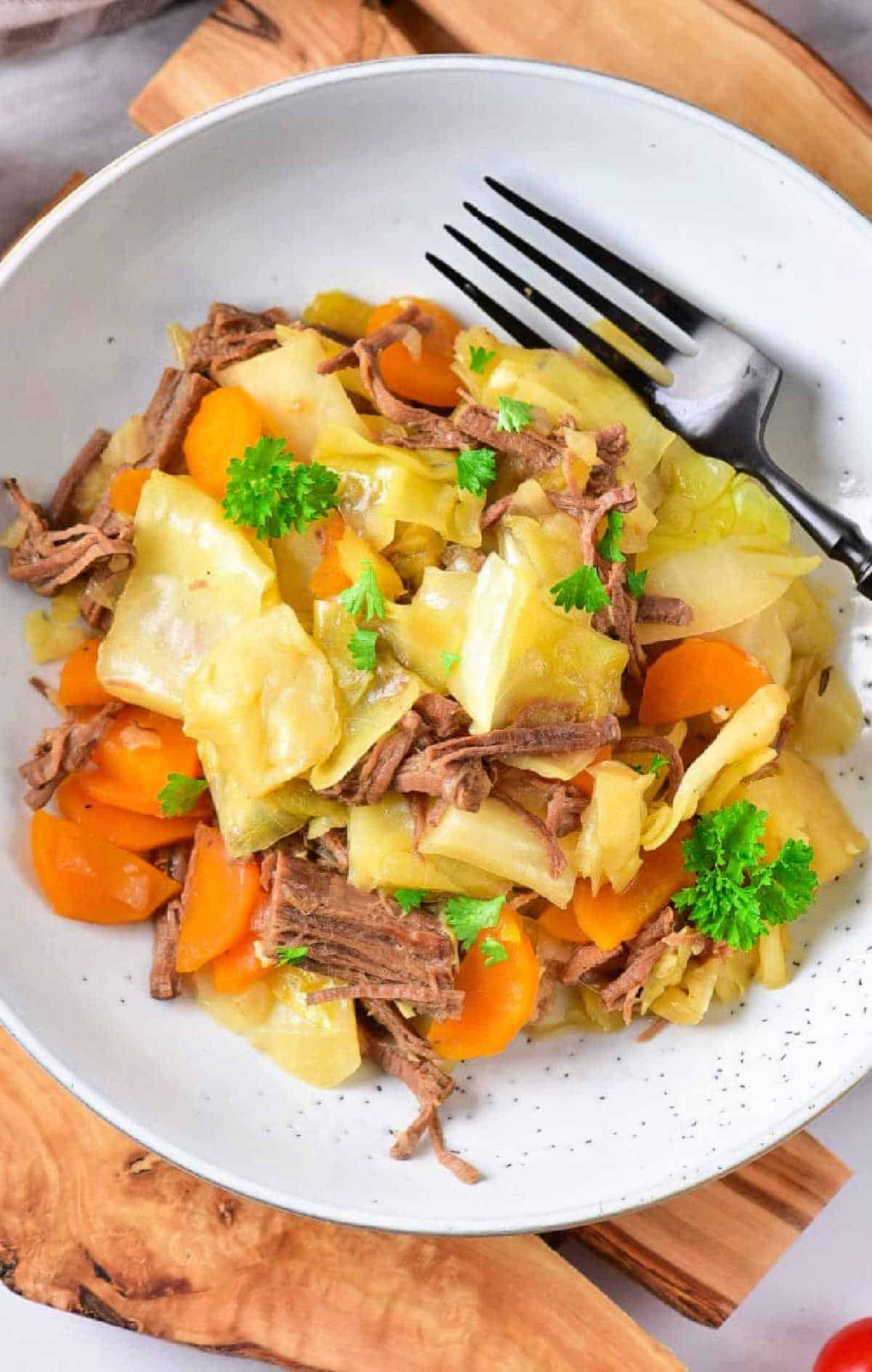 Healthy Cabbage Stew Recipe With Beef Or Vegetarian