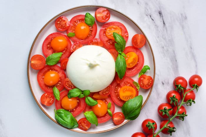 Burrata Caprese Pasta