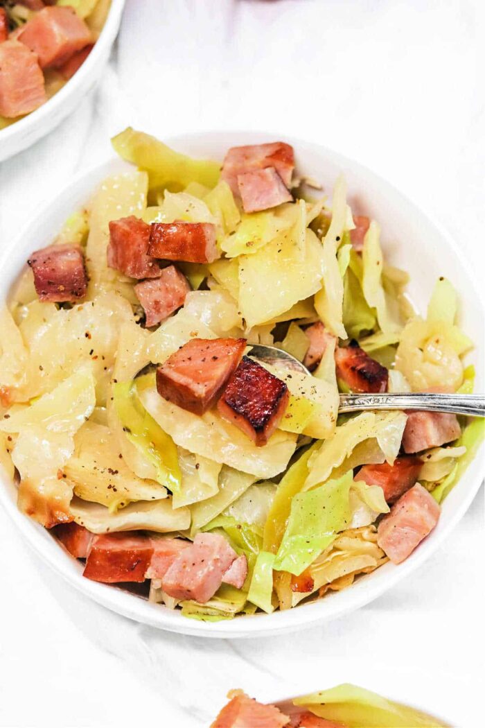 Cabbage and Ham slow cooker