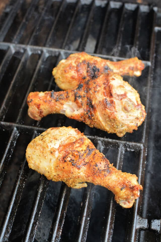Killer Grilled Chicken Drumsticks at 400 with Dry Rub