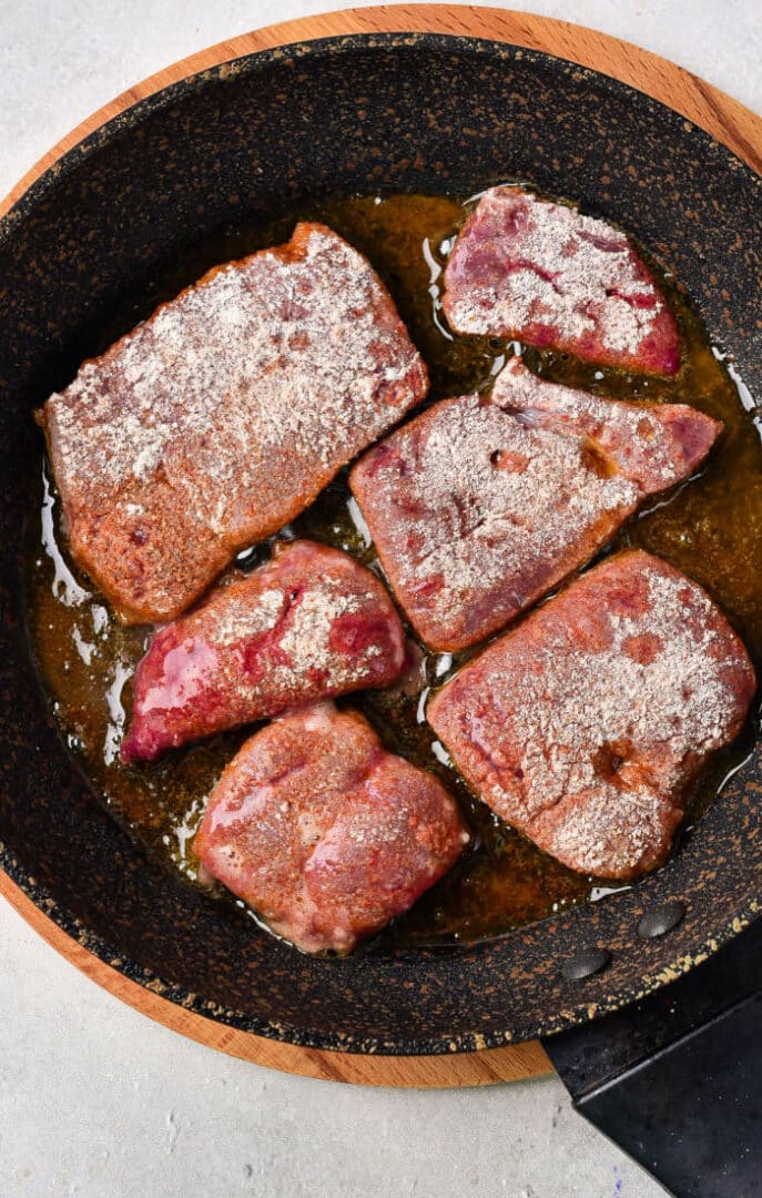 How to Cook Beef Liver and Onions on the Stove Pan Fry Liver