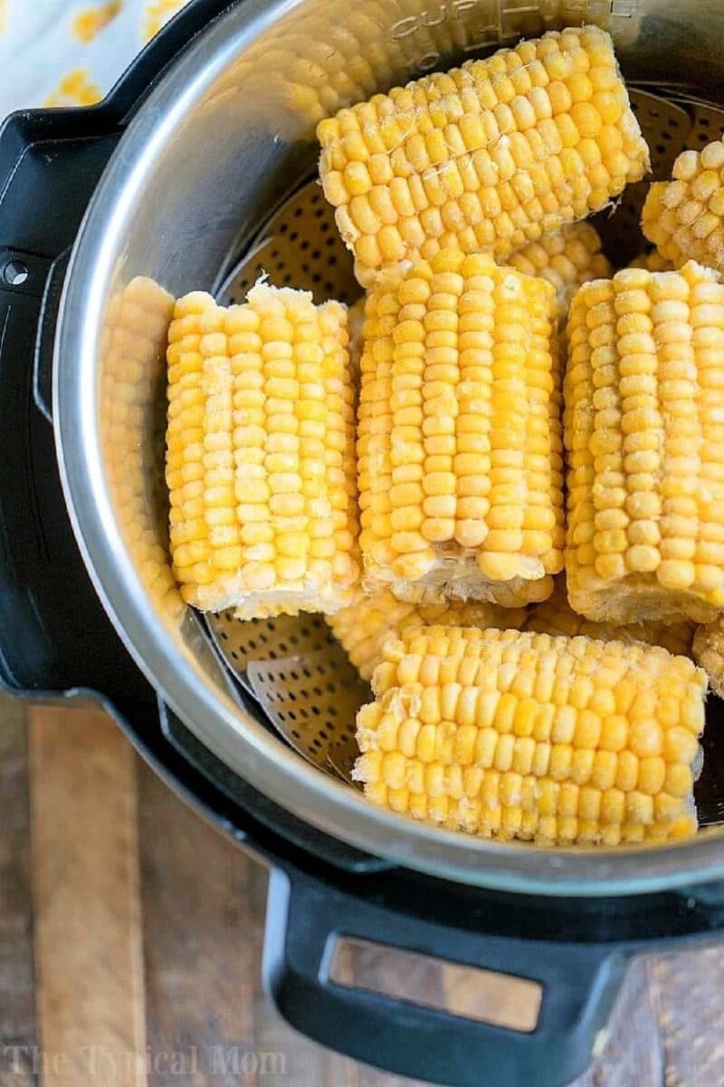 Fresh or Frozen Instant Pot Corn - Ninja Foodi Corn on the Cob