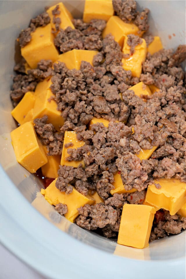 Velveeta Sausage Dip Rotel Velveeta Sausage Dip Slow Cooker