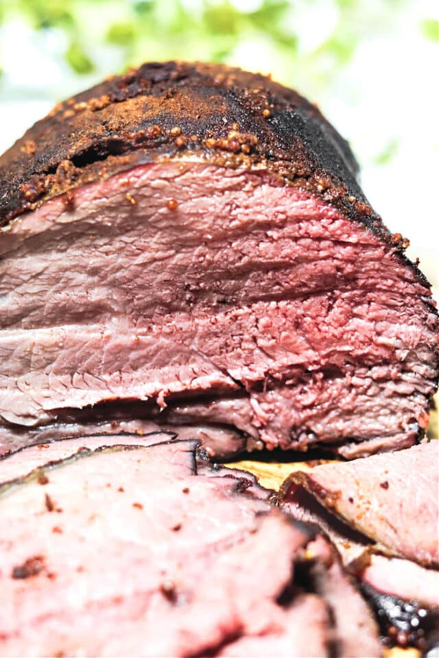 Smoked Sirloin Tip Roast Traeger Roast With Dry Rub