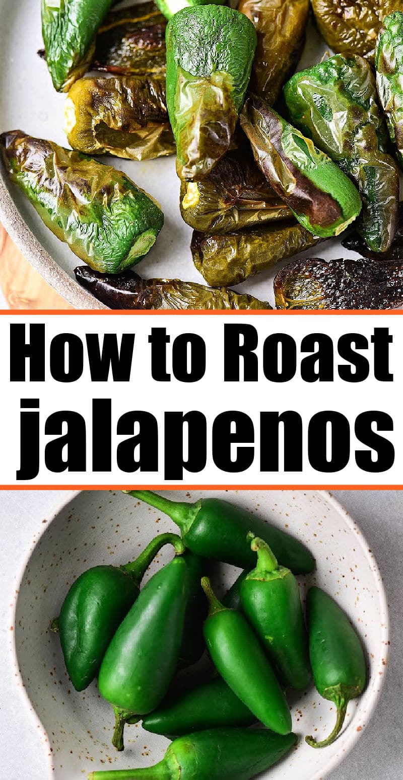 Roasted Jalapeno in Oven - How to Roast a Jalapeno for Salsa