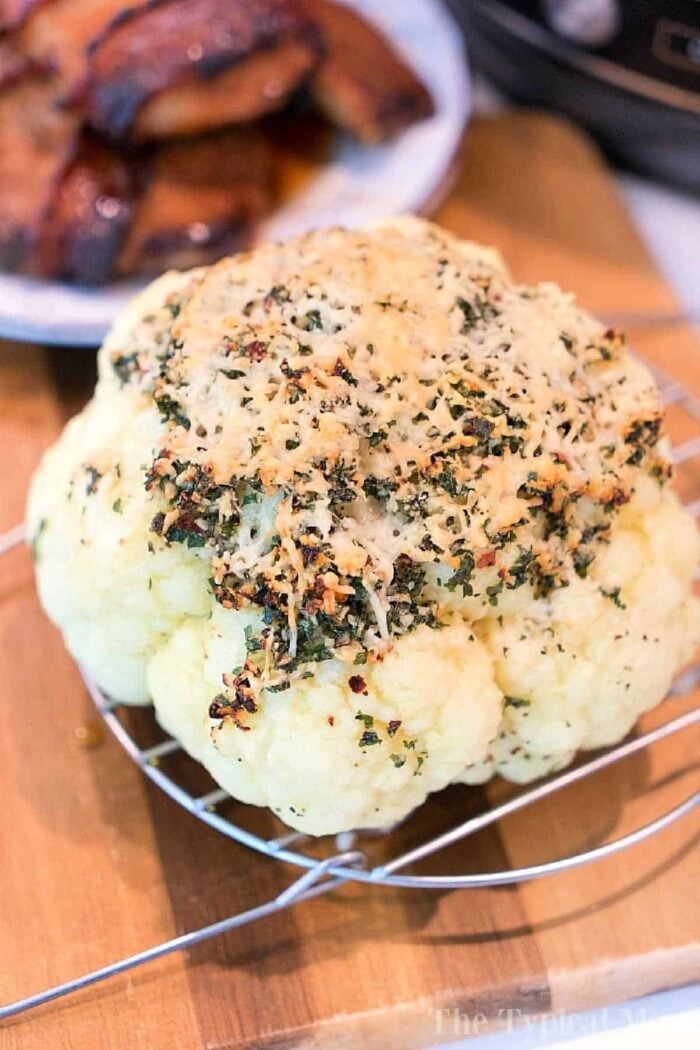 whole cauliflower in pressure cooker