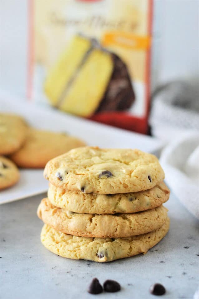 Yellow Cake Mix Cookies Yellow Cake Mix Chocolate Chip Cookie