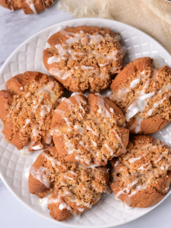 Easy Cake Mix Cherry Coffee Cake with Pie Filling