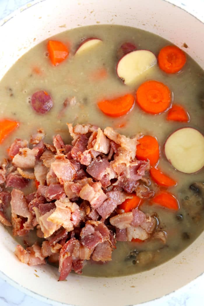 Creamy Chicken Stew with Bacon