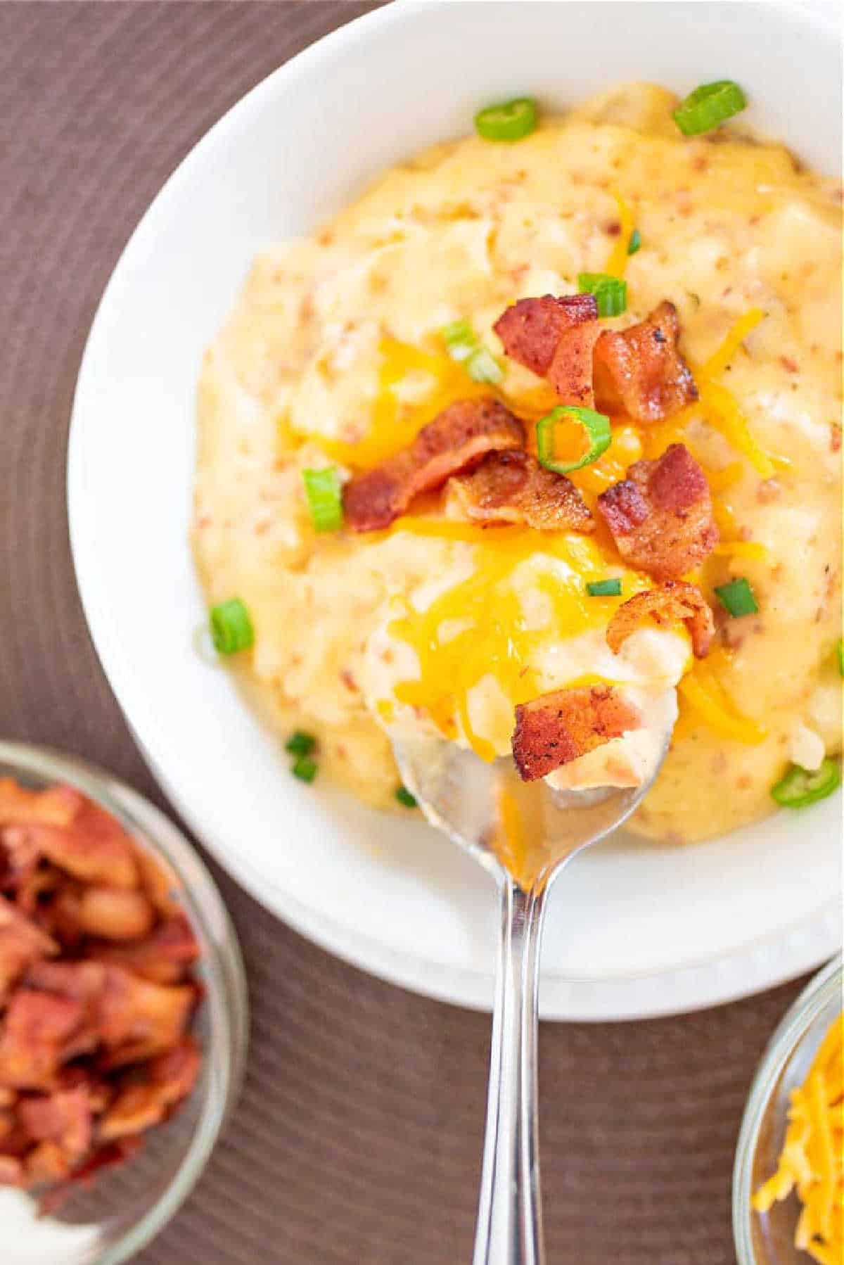 Slow Cooker Hashbrown Soup - Hash brown Soup on Stove