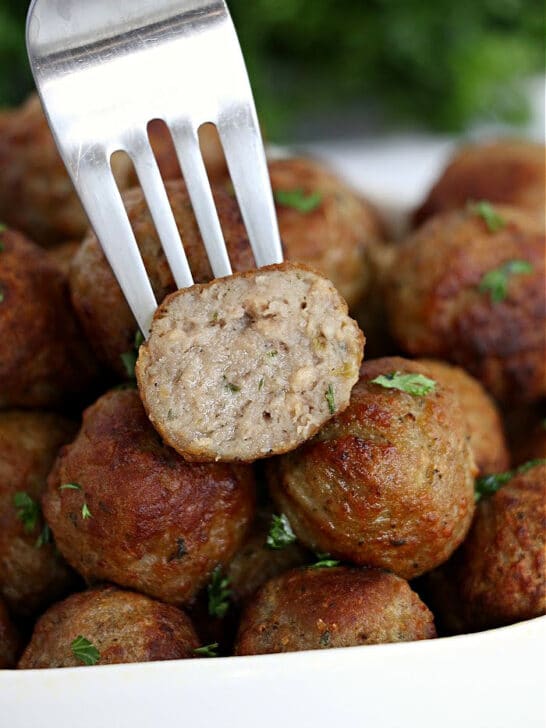 Crockpot Meatballs and Gravy Homemade Slow Cooker Meatballs