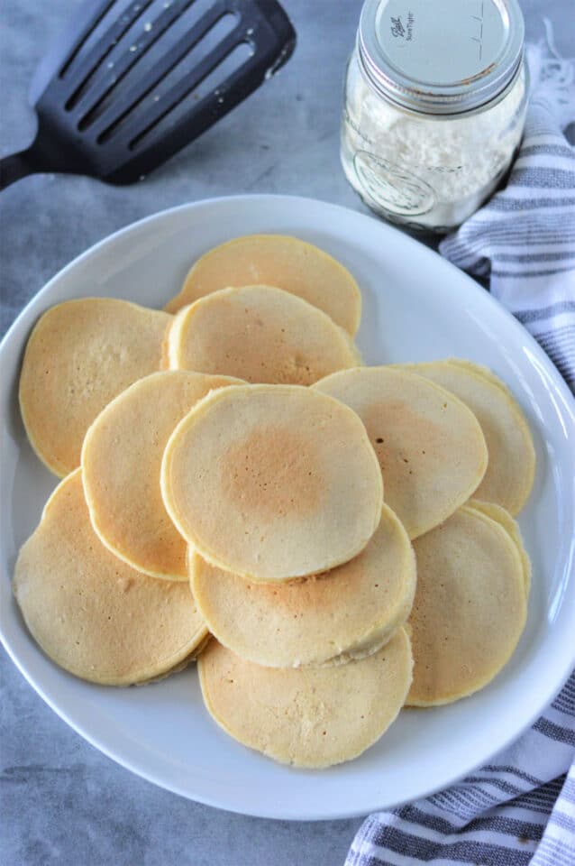 Copycat Cracker Barrel Pancake Mix Recipe with Buttermilk