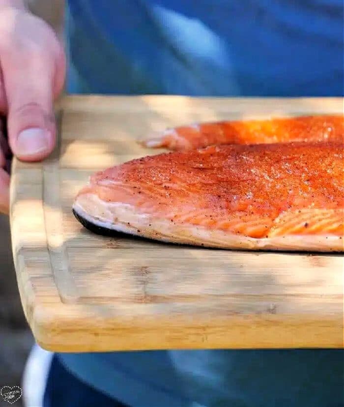 How to Smoke Salmon with dry rub