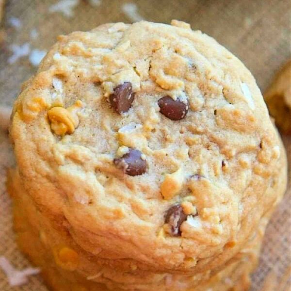 Kitchen Sink Cookies with Coconut