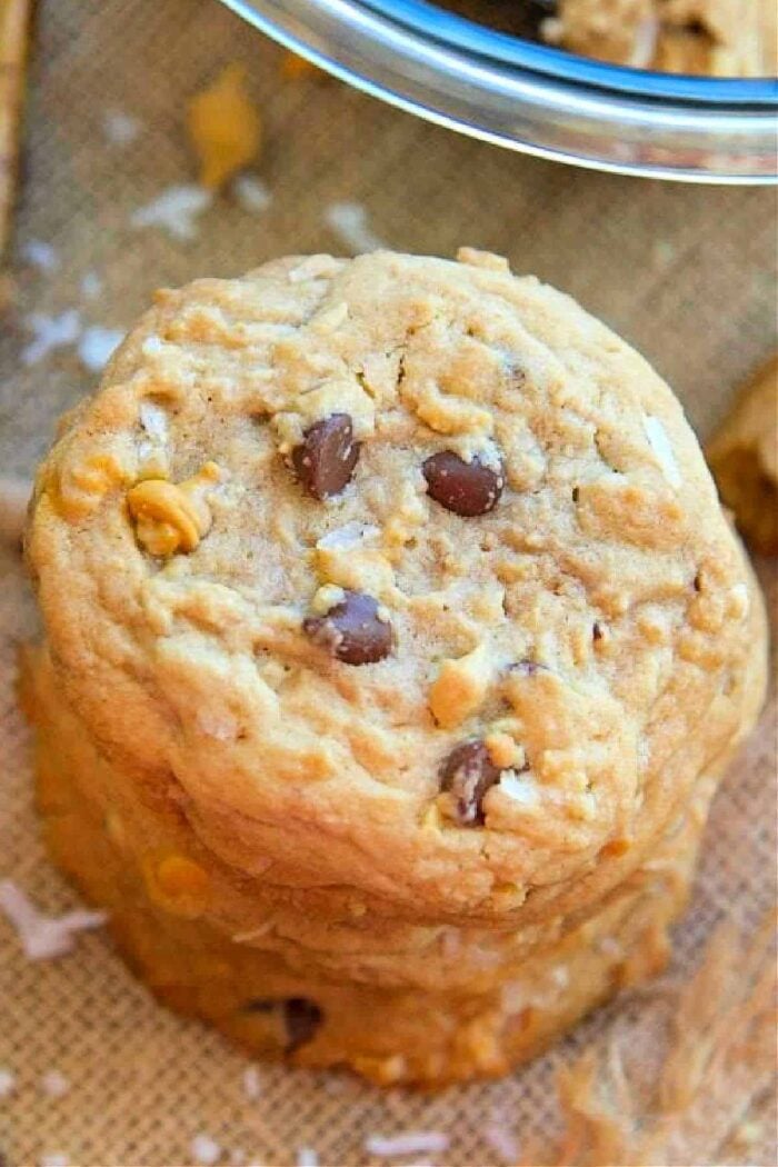 Kitchen Sink Cookies with Coconut