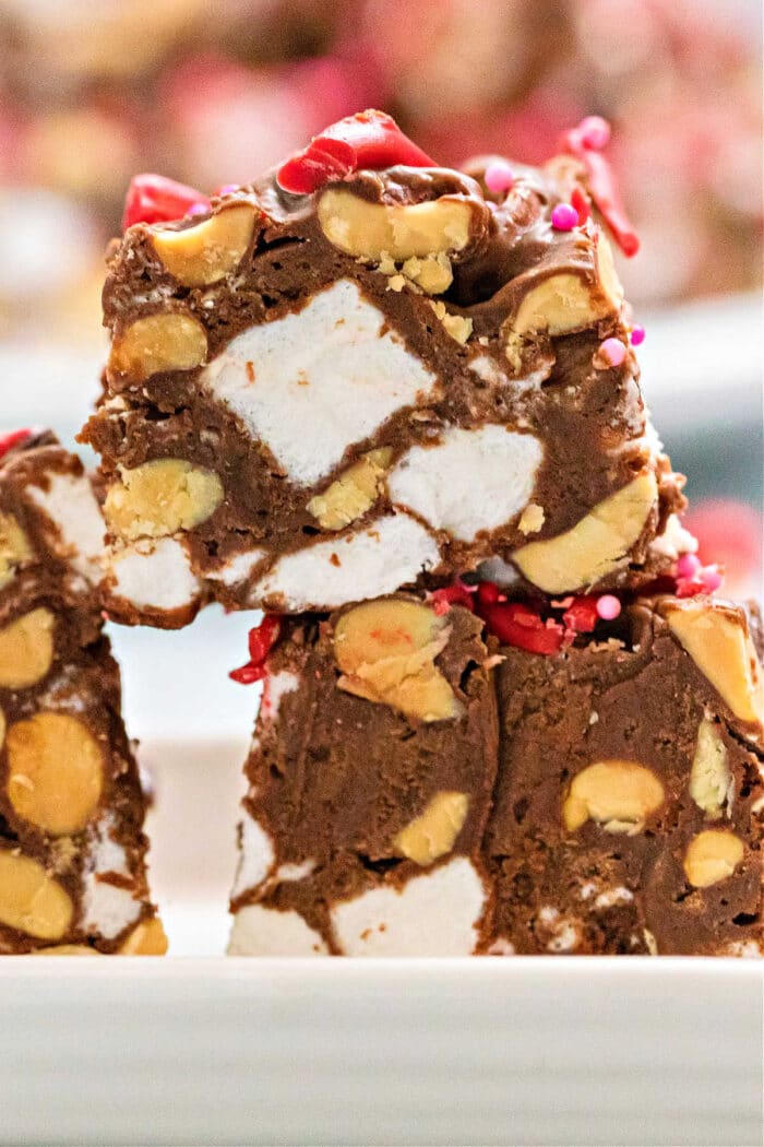 No bake Chocolate Marshmallow Squares