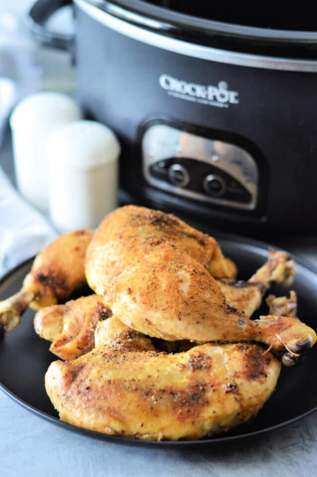 Crockpot Chicken Leg Quarters Slow Cooker Chicken Quarters