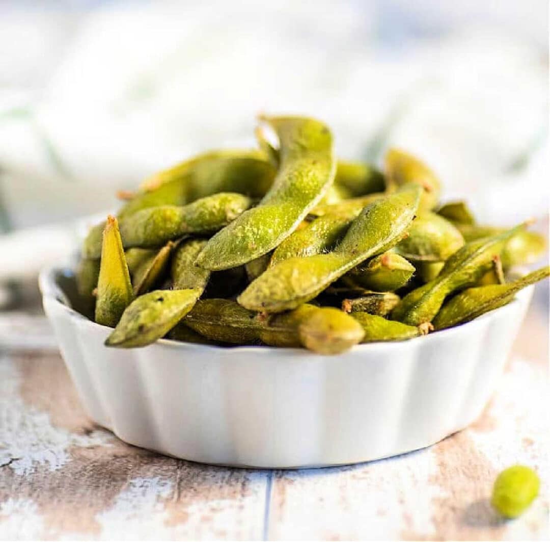 Fresh or Frozen Air Fryer Edamame Ninja Foodi Edamame