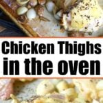 chicken thighs in the oven