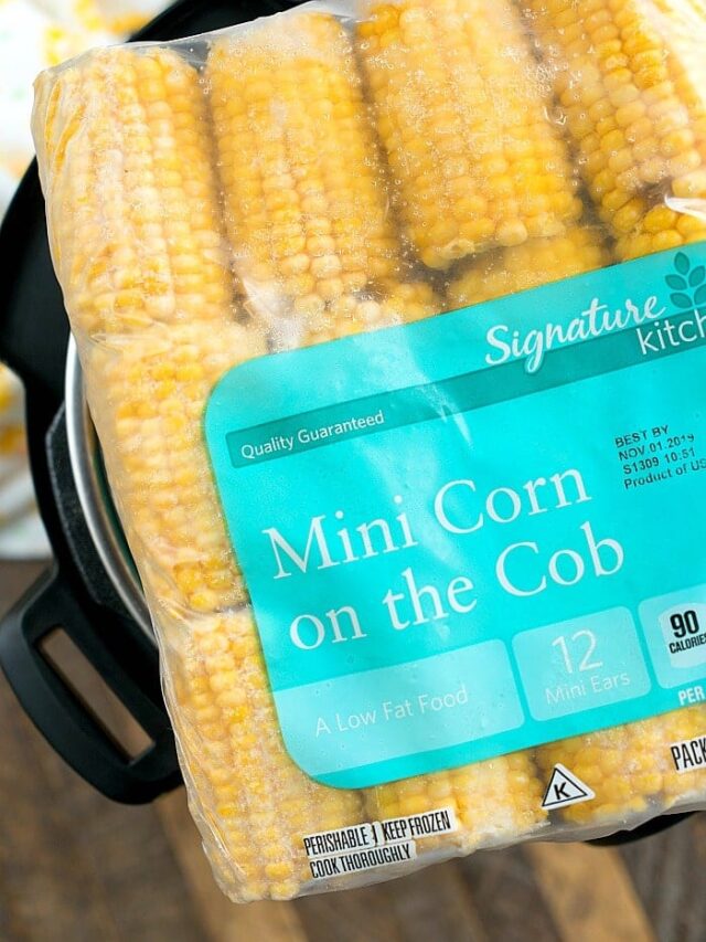 Fresh or Frozen Instant Pot Corn Ninja Foodi Corn on the Cob