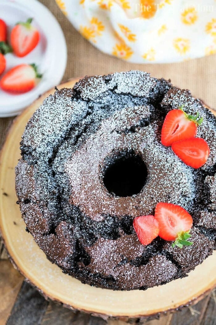 how to make chocolate angel food cake