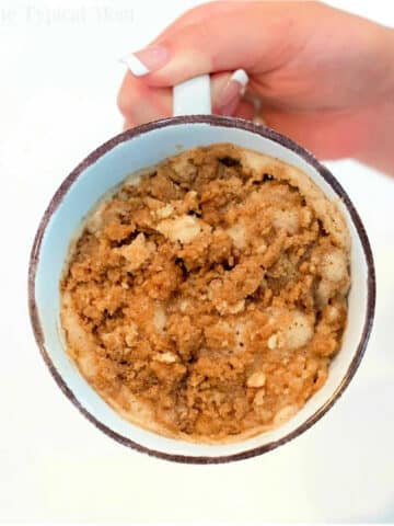 how to make coffee cake in a mug