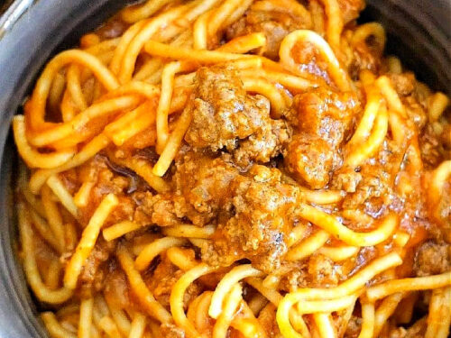 Instant pot spaghetti with jar sauce sale