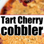 tart cherry cobbler