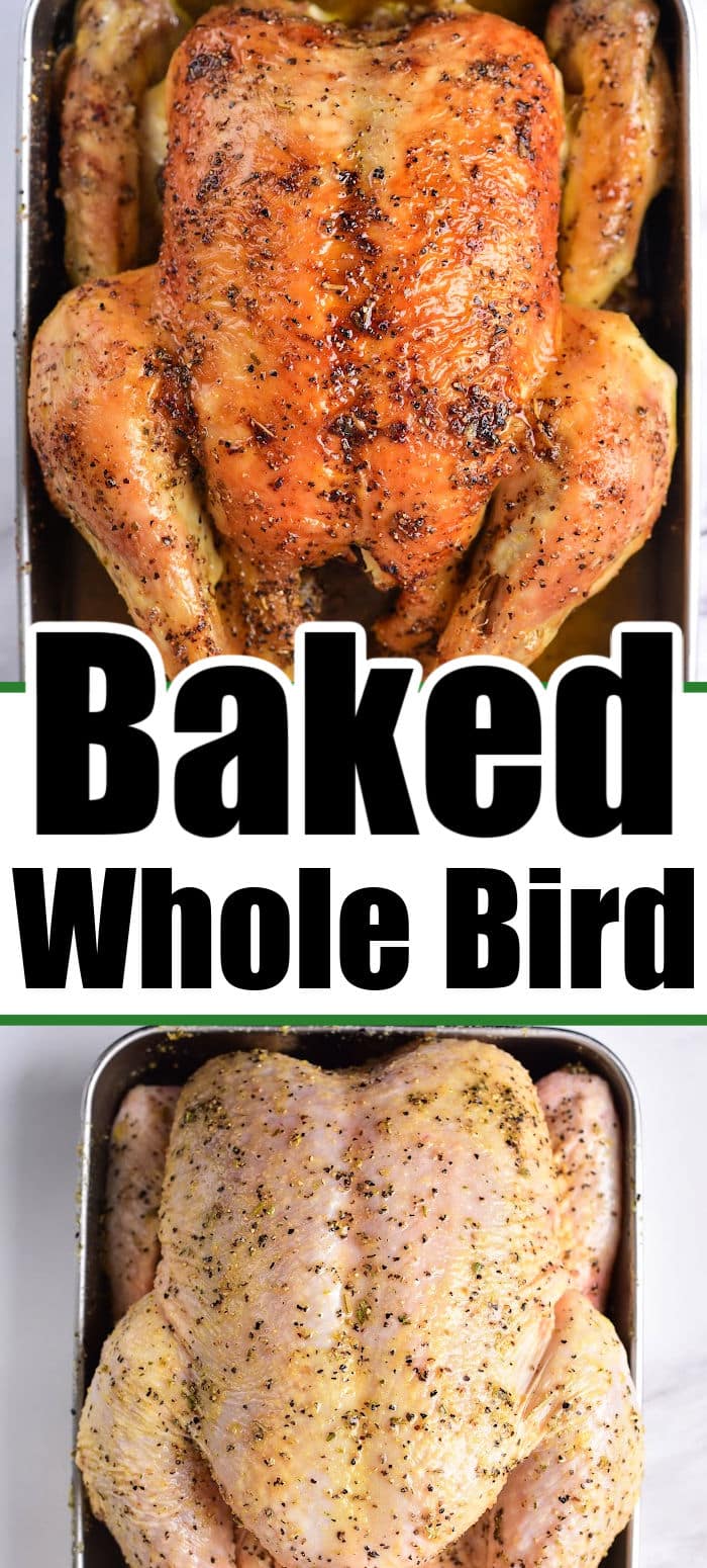 How Long to Bake a Whole Chicken at 350 Baked Whole Chicken