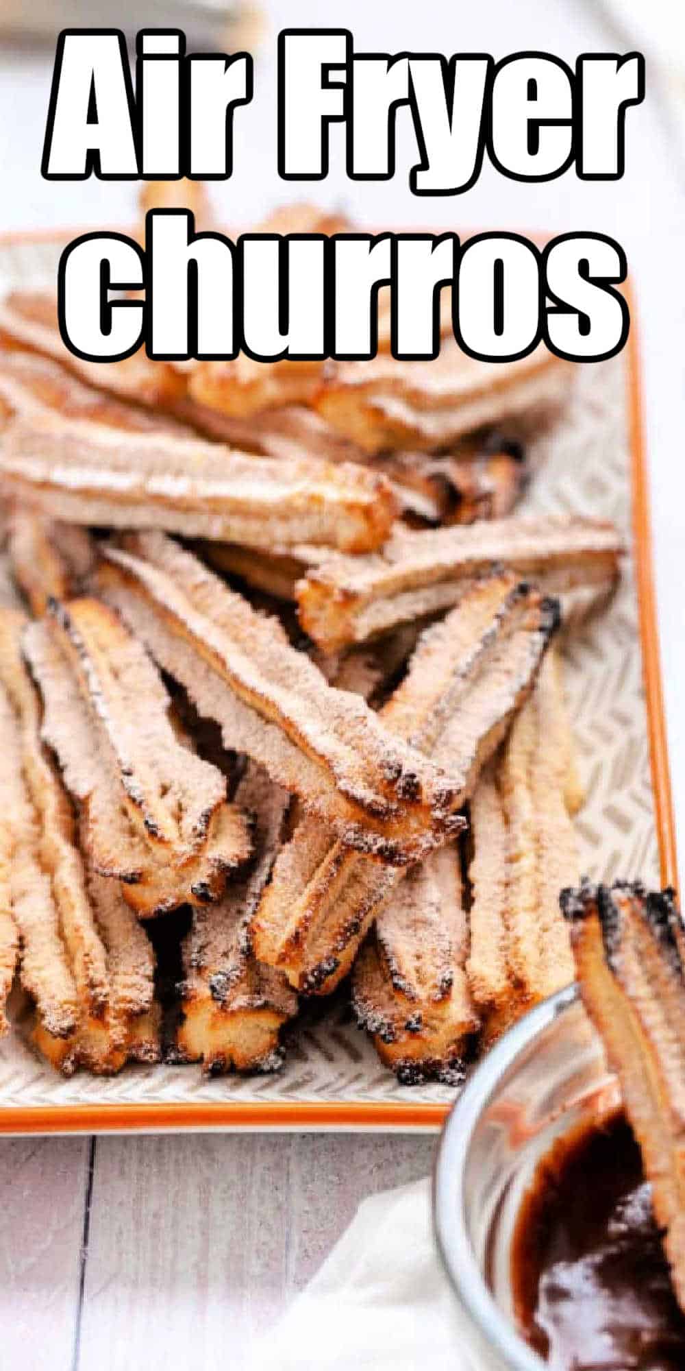 Baked or Ninja Foodi Air Fryer Chocolate Filled Churros Recipe