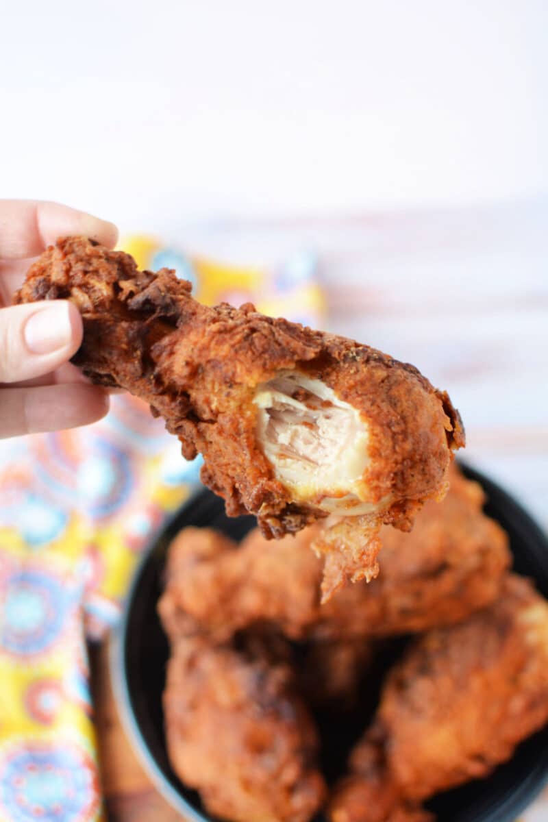Pan Fried Chicken Legs with Flour Deep Fried Drumsticks
