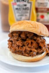 Copycat Not so Sloppy Joe Sauce + Copycat Manwich Recipe