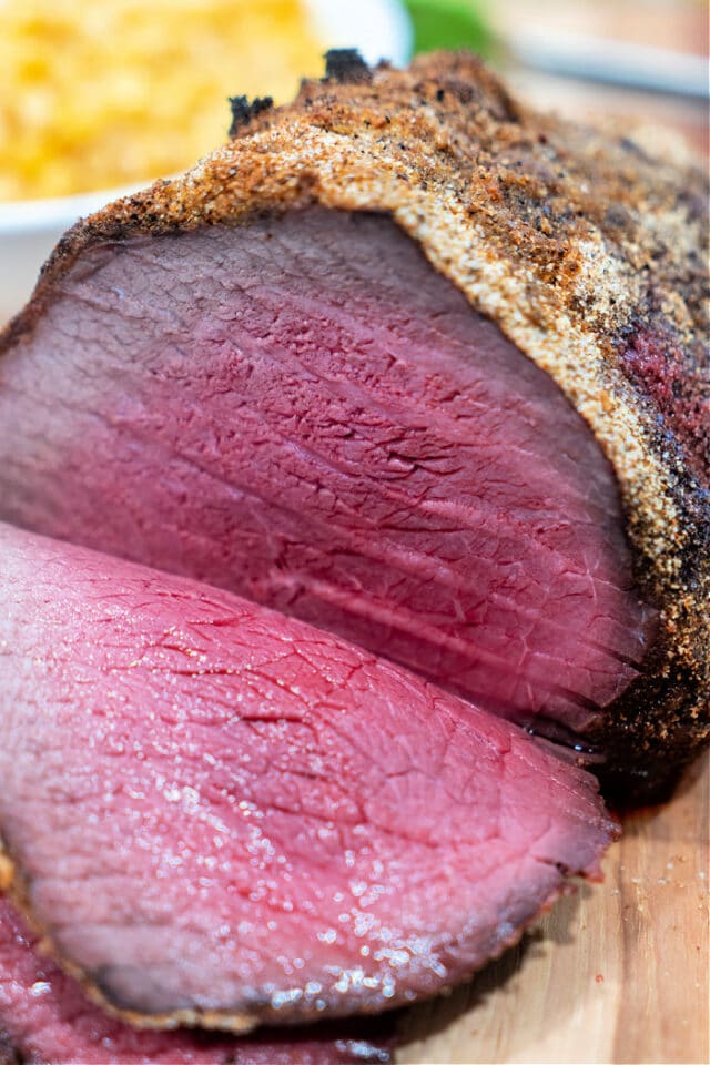 Best Top Round Roast Recipe with Dry Rub Medium Rare