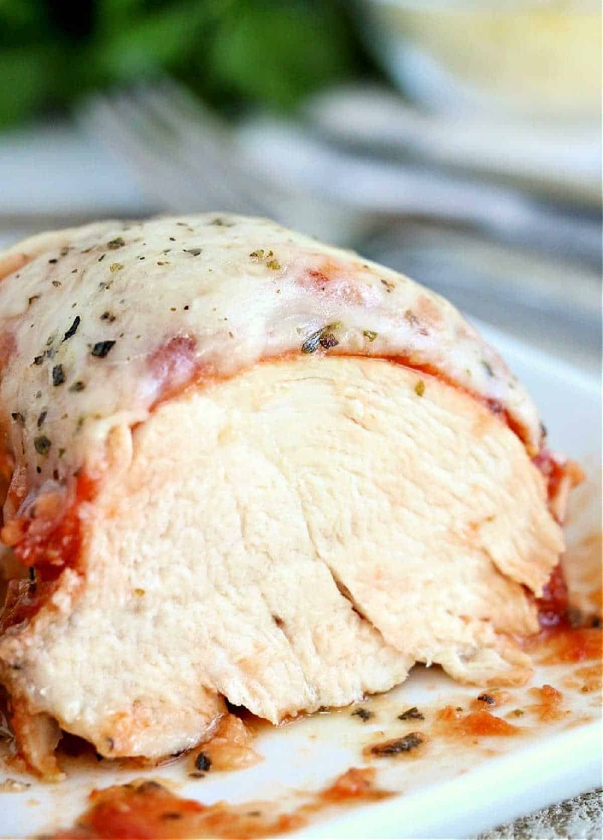 Easy Slow Cooker Chicken Parmesan Fresh or Frozen Chicken