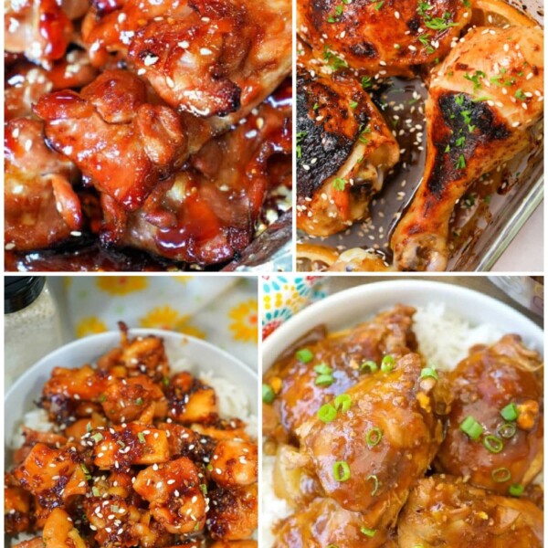 chicken with teriyaki sauce