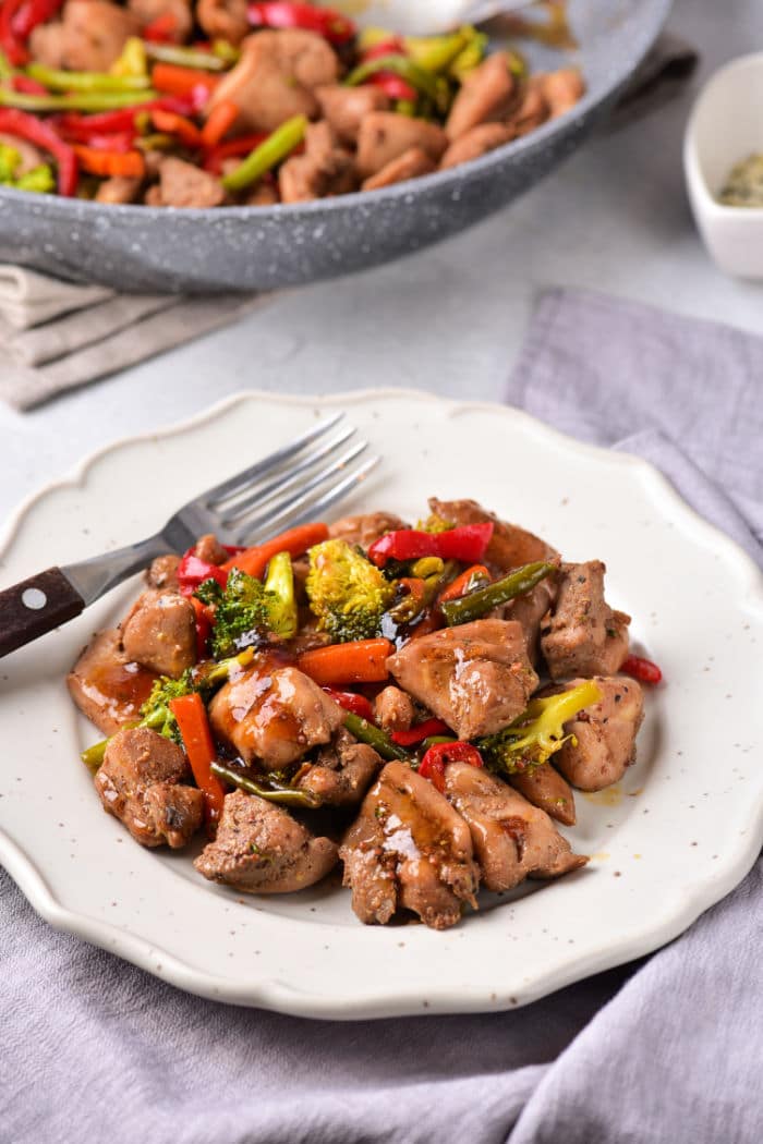 chinese chicken thigh stir fry