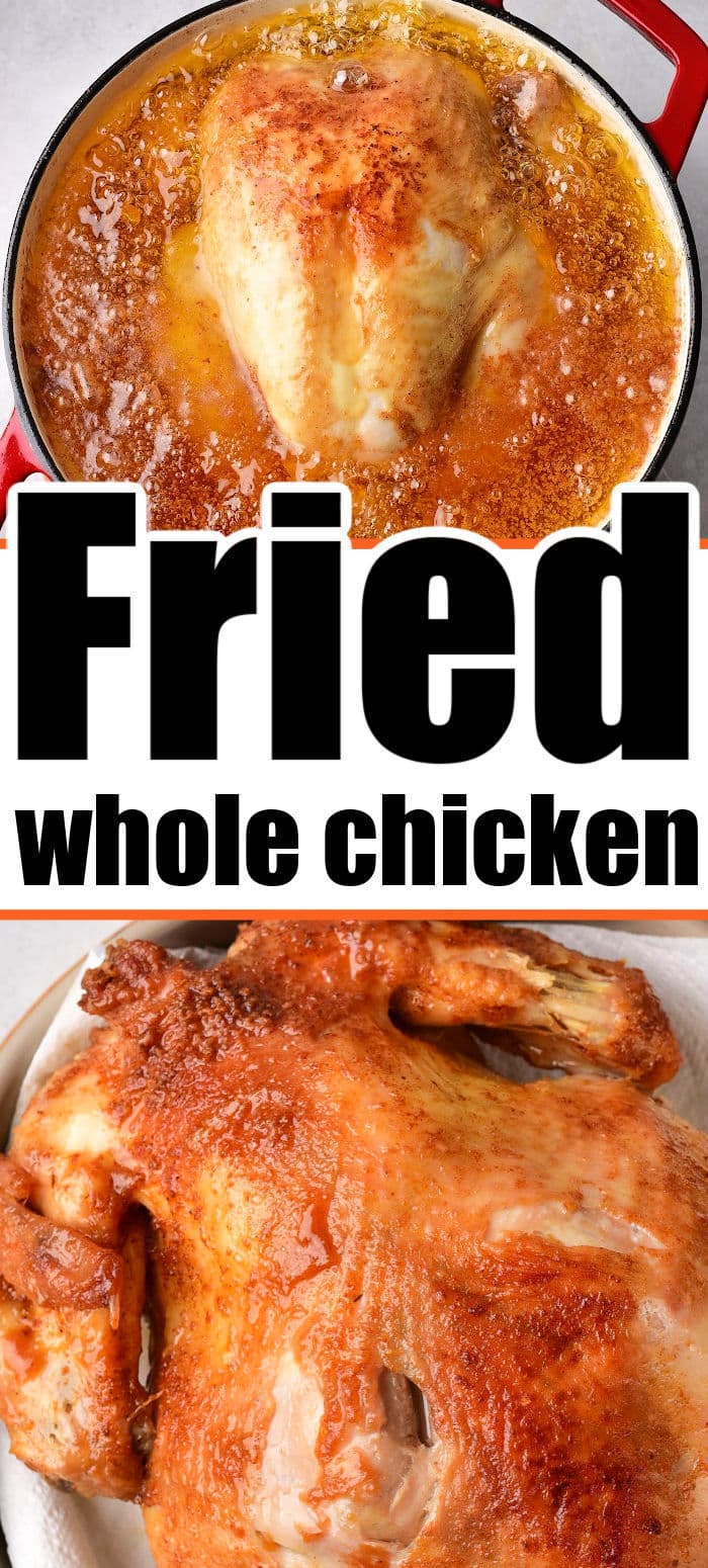 Crispy Whole Fried Chicken Deep Fried Whole Chicken