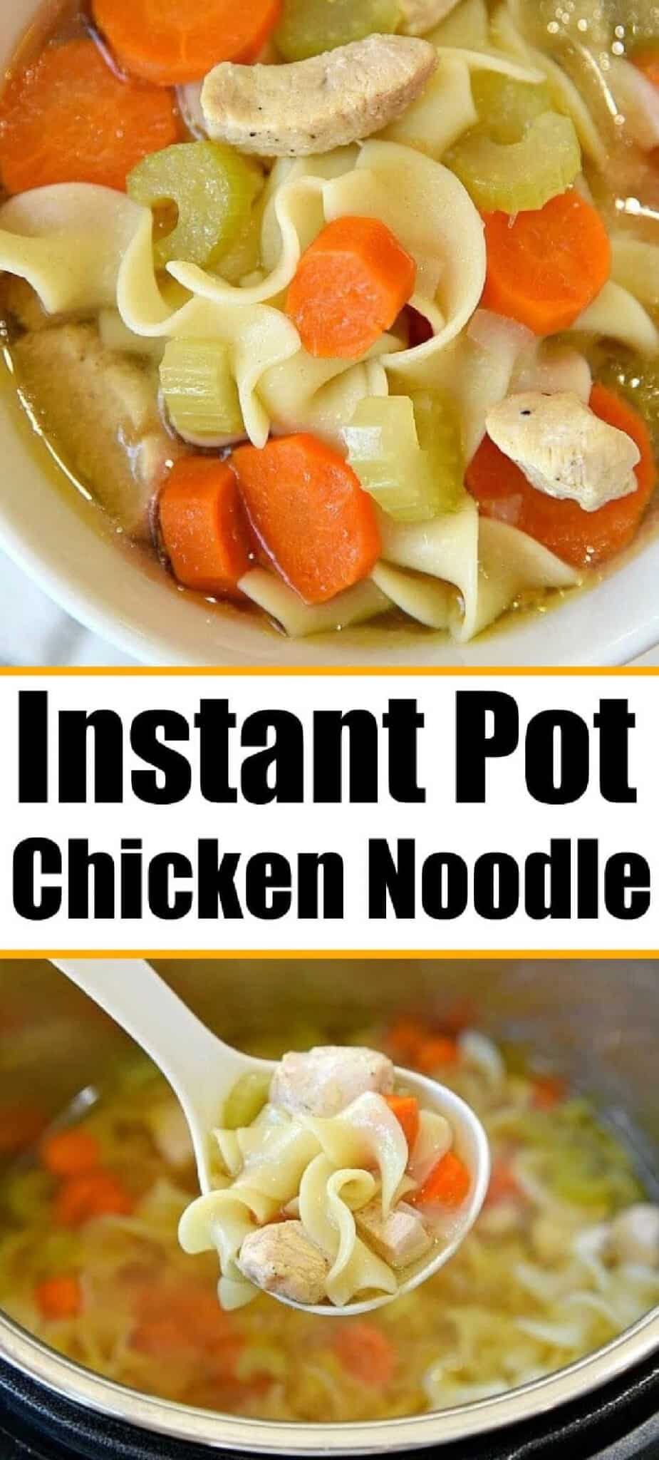 Instant Pot Chicken Noodle Soup Ninja Foodi Recipe